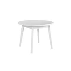 Stół OSLO 3 laminat okrągły 100 cm biały