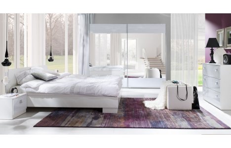 Sypialnia Lux Stripes biała