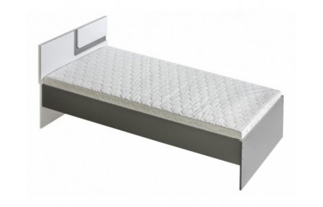 Łóżko 90 cm Apetito 12 biały - dąb jasny / antracyt